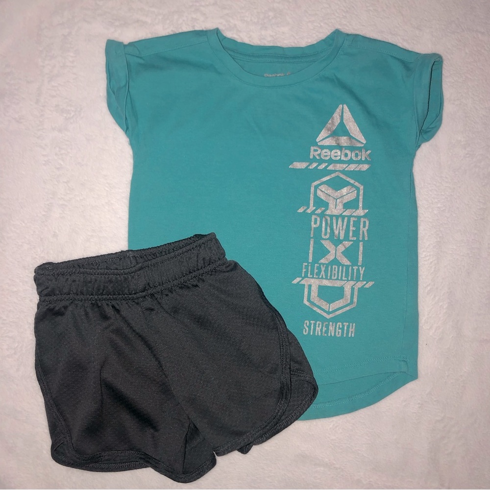 Girls Reebok shirt & shorts
